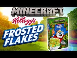 MINECRAFT FROSTED FLAKES - Turns Milk Creeper Green