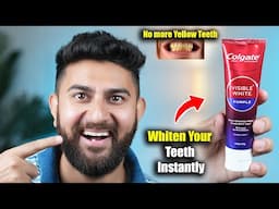 Whiten Your Teeth Instantly at Home | Colgate Visible White Purple Toothpaste | Honest Review