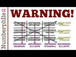 A warning about hunting for 'Parker Squares' - Numberphile