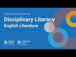 Disciplinary Literacy  - English Literature