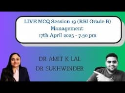 19th Live Mcq Series - Management