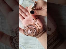 Simple mehndi design | Easy mehndi design | Lotus mehndi design | Front hand mehndi design #mehndi