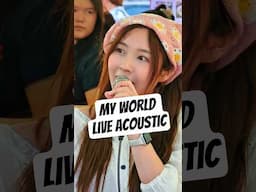 โลกหมุนรอบเธอ (my world) - PUIMEKSTER : Live Acoustic #shorts #shortsfeed #puimekster