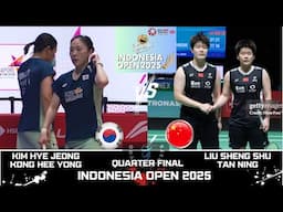 Quarter Final KIM/KONG (KOR) vs LIU SS/TAN N (KOR) [WD] KAPAL API Indonesia Open 2025 Badminton