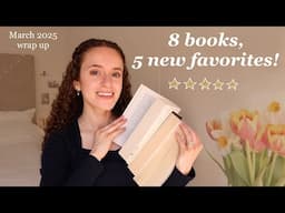 A 5 star reading month - reviewing every book I read in March 2025! (wrap up)