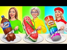 Me vs Grandma Cooking Challenge | Cake Decorating Challenge by TeenDO