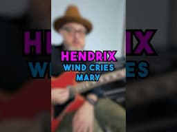 Quick Hendrix Guitar Lesson: Wind Cries Mary Intro