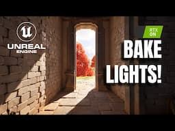 Fast Way To Bake Lights in Unreal Engine 5