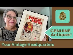 Part I: Genuine Antiques! [Mostly] Estate sale - Thrift store - Flea Market HAUL!!