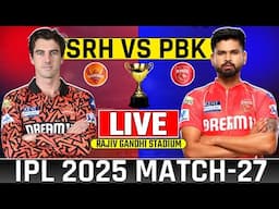 🔴Live Ipl 2025 Punjab Kings vs Sunrisers Hyderabad Match-27 | Ipl Live Cricket Match | Srh vs Pbks
