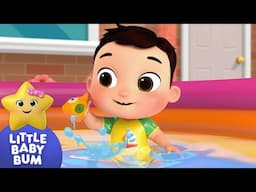 Baby Splashing in the water  | Little Baby Bum | Cars, Trucks & Vehicles Cartoon | Moonbug Kids