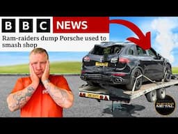 Inspecting My Stolen, Ram-Raided Porsche Cayenne!