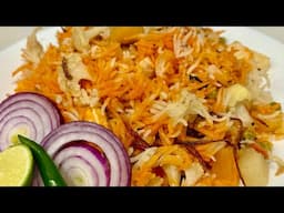 जितना सोचा उससे भी ज़्यादा टेस्टी । वेज बिरयानी | Veg Biryani | Log puchenge kaise banaya | Biryani
