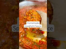 My family’s secret homemade pasta sauce! (Tomato Sauce Recipe) #shorts #tomatosauce