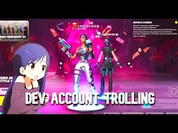 Trolling Girls with a EZFN Fortnite Dev Account... (SHE WAS MAD)