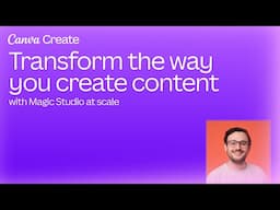 Transform the way you create content with Magic Studio at scale with Justin Belluccini