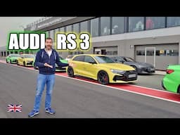 2025 Audi RS 3 - Sounds Good, Drives Fast, Sort of Drifts (ENG) - Test Drive and Review on Track