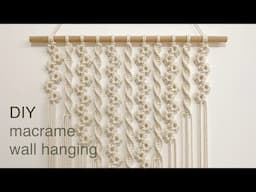 DIY | macrame flower wall hanging | 마크라메 꽃 월 행잉