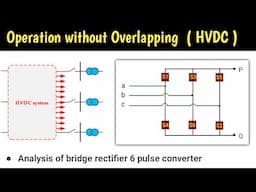 analysis of bridge converter | analysis of bridge converter with and without overlap | hvdc system