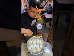 Trying Nepali Sweet Momo 🇳🇵 #shorts #kathmandu #nepal