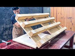 Don't Believe It If You Don't See It: Young Man Turns An Old Pallet Into A Thousand Dollar Table