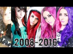 HAIR TIMELINE 2008-2016