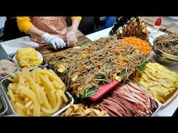 새벽 4시부터 하루에 2000줄씩 팔리는 숨은 김밥 맛집? 속재료 보고 놀란다는 부부 김밥집 까지 Korean Kimbap, korean street food