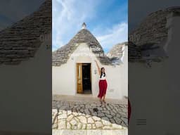 Italy Traditional Stone House Trulli Tour | Puglia, Italy Travel #alberobello #italy #travel