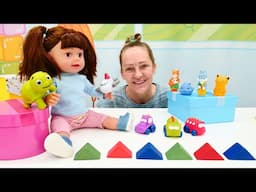 Spielspaß mit Nicole und Baby Born - Nicole hat für Marie ein lehrreiches Spiel vorbereitet
