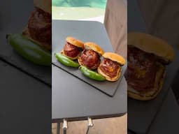 Bacon jalapeño popper pinwheel burgers! Amazing!!