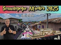 La alfombra de Sensuntepeque 2025 pasa a ser la segunda más grande de #elsalvador 🇸🇻
