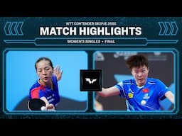 Jia Nan Yuan vs Fan Shuhan | WS F | WTT Contender Skopje 2025