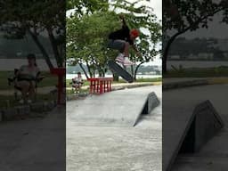 WHAT WAS THAT FIRST TRICK?! #skateboarding #skateboardvibes