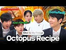＂Honestly, I'm too busy eating＂ Lee Sedol Falls for This Octopus Recipe Battle | Chef & My Fridge