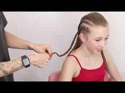 Edgy Braided Hairstyle! ❤️