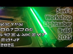 Savi's Workshop Lightsaber Build | Disney World Galaxy's Edge 2025