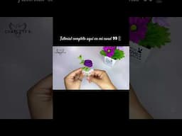 Mini Bouquets 💐 fáciles y rápidos para realizar. 💐🫰🏻💵 #crochet #tutorial #flowers