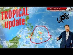Tropical wave moves over the Philippines & Wutip races north east