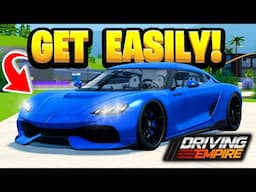 The FASTEST Way To Get A Koenigsegg In Driving Empire!