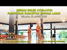 Beksan Golek Ayun-Ayun - Paguyuban Karawitan Kusumo Laras, Yogyakarta