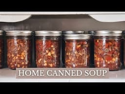 Pressure Canning Chicken Taco Soup | Home Canned Soup Recipe