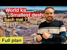 Best travel guide for Vatican city | Hindi travel vlog | Italy travel series ep4