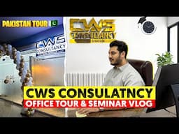 First Visit to CWS Office | Introducing Our First Study in USA 🇺🇸 Seminar in Pakistan 🇵🇰