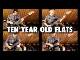 Ten Year Old LaBella Flatwound Strings on a Precision Bass