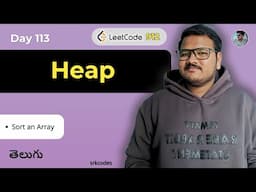Sort an Array in Python using Heap | Leetcode 912 | Telugu DSA Tutorial | srkcodes