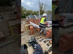 Work hard, be consistent, earn well 💵 #bricklaying #construction #tradesman #bricklayer #brickwork