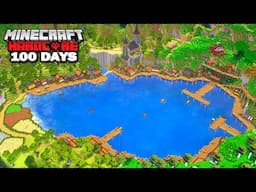I Survived 100 Days On A Lake In Minecraft Hardcore