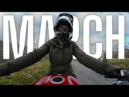 MARCH 2025 recap | monthly #motovlog | Whoopsies, Action Cams & Bikes!