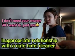 Love story with a cute Thai hotel cleaner, She refused getting huge tips from me
