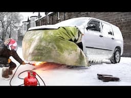 How Siberian People Start Frozen Cars in World’s Coldest City